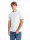 Crew Neck Short Sleeve Combed Cotton Men's T-shirt